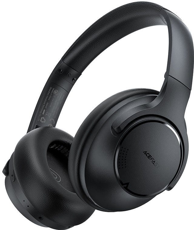 Acefast H4 active noise canceling wireless headset Black