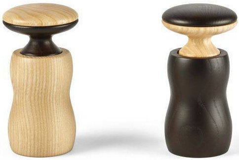 HERCULES PEPPER AND SALT MILL SET IN ASHWOOD SP-CO
