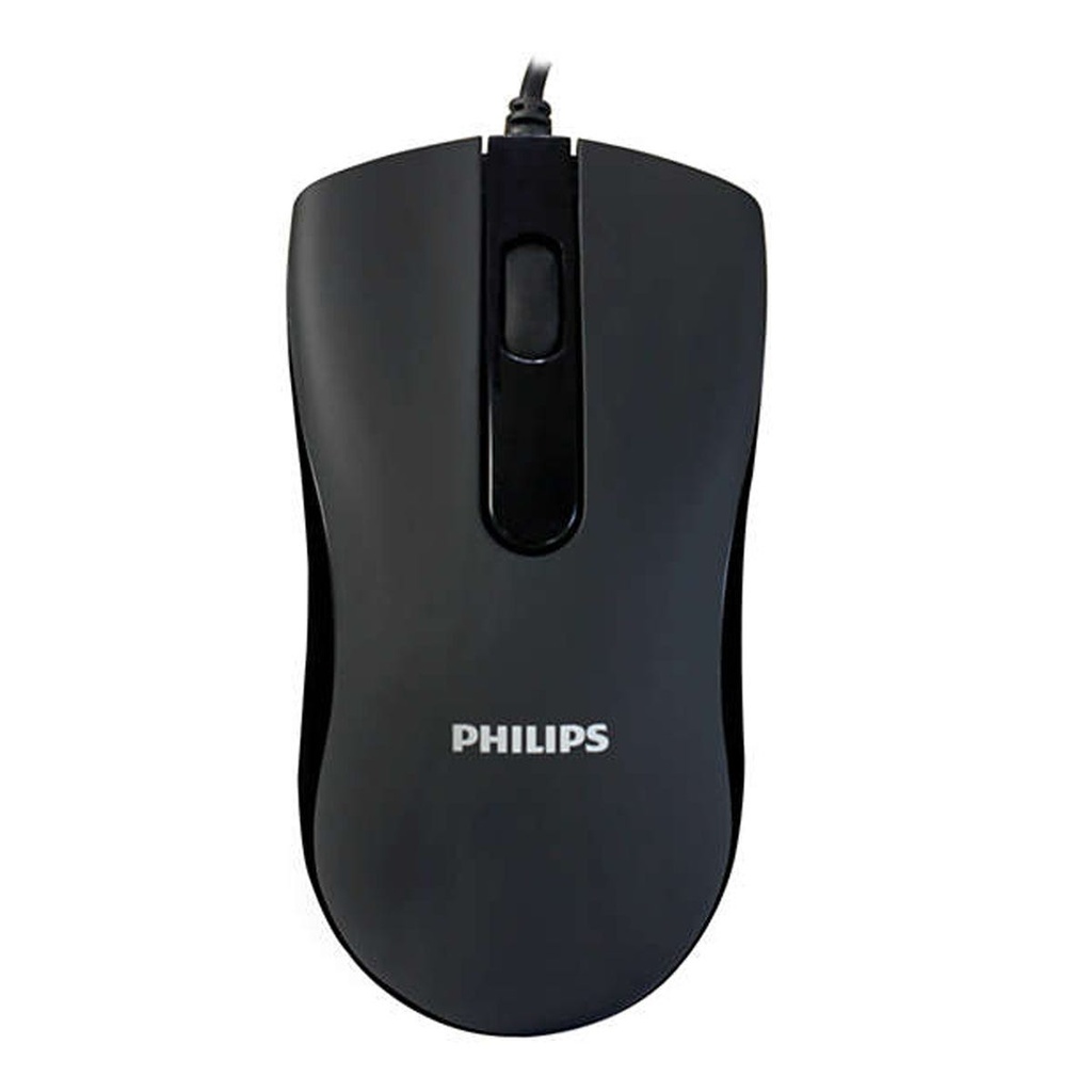 Philips USB Wired Mouse Black-SPK7101 Black
