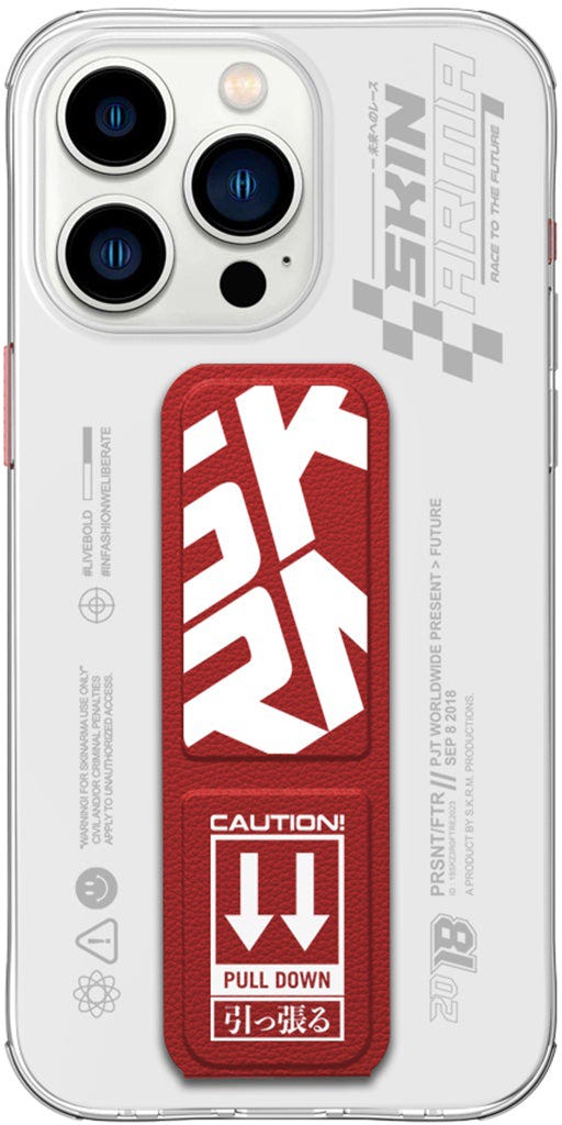 SKINARMA IPHONE 15 PRO 6.1 (2023) APEX (GRIP-STAND)RED