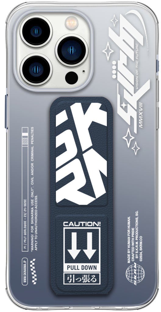 Skinarma Iphone 15 Pro 6.1 (2023) Cosmo (Grip-Stand)Blue