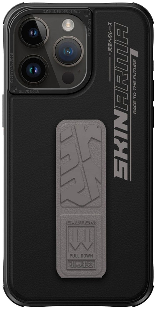 Skinarma Iphone 15 Pro 6.7 (2023) Slate (Grip-Stand)Grey