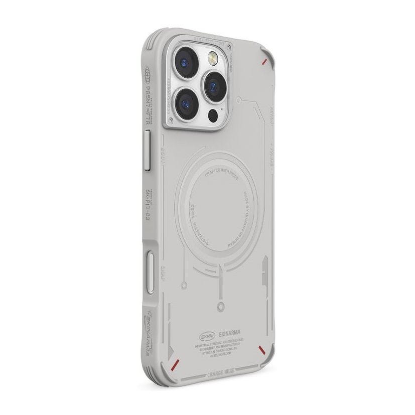 Skinarma Iphone Pro 6.9" (2024) Mecha Light Gray