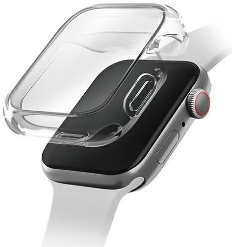 UNIQ GARDE HYBRID WATCH CASE WITH SCREEN PROTECTION 45MM - DOVE (CLEAR)