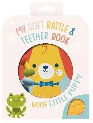 SOFT RATTLE&TEETHER WOOF! PUPPY