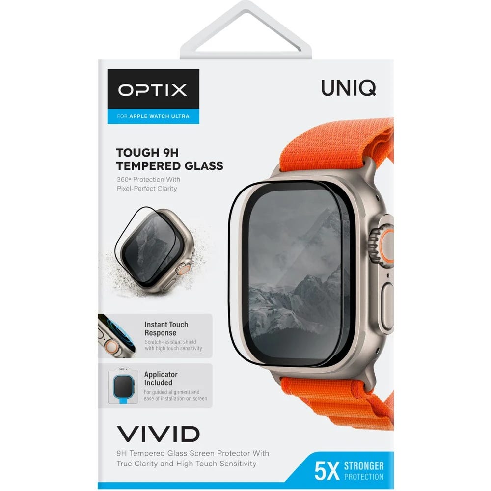 Uniq Optix Vivid Clear Watch Ultra Glass Screen Protector -49Mm Mm Ultra