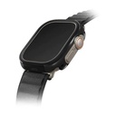 UNIQ VALENCIA WATCH CASE FOR APPLE WATCH ULTRA 49MM - MIDNIGHT (BLACK)