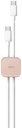 Uniq Pod Adhesive Cable Organizers 8-In-1 Pack - Blush (Pink)