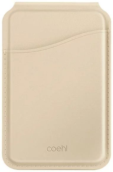 UNIQ COEHL ESME MAGNETIC CARDHOLDER & MIRROR - CREAM (CREAM)
