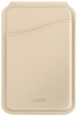 UNIQ COEHL ESME MAGNETIC CARDHOLDER & MIRROR - CREAM (CREAM)