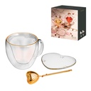 AMOUR CLEAR 3PC TEA SET