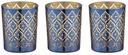 Estelle Navy 3Pk Tealight Holder