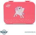 Snax Box Bonjour Bento Mini Lunch Box, 6/4 CMPT, Unicorn 2022