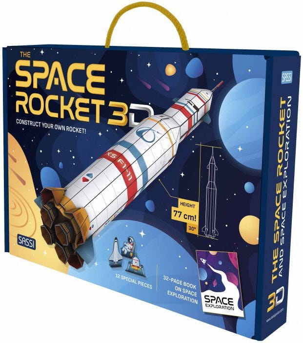 3D. SPACE ROCKET