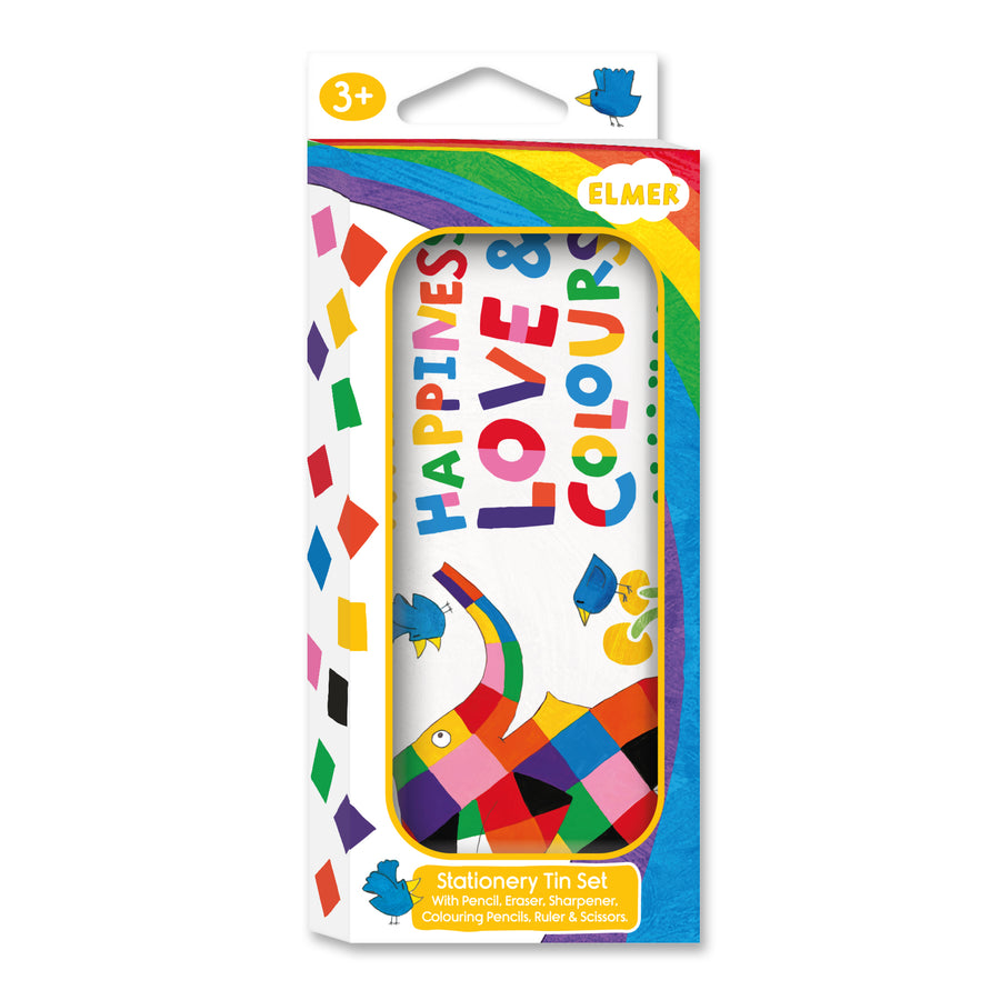 First Stationery Tin Set - Elmer