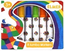 8 Jumbo Markers - Elmer