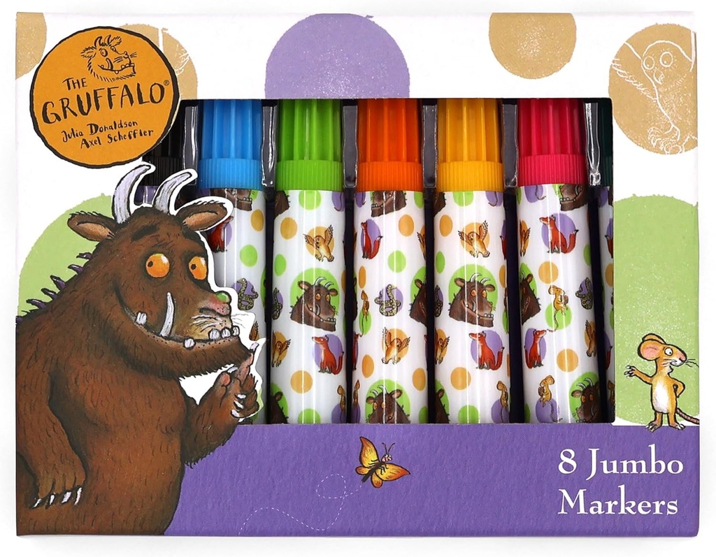 8 Jumbo Markers - Gruffalo