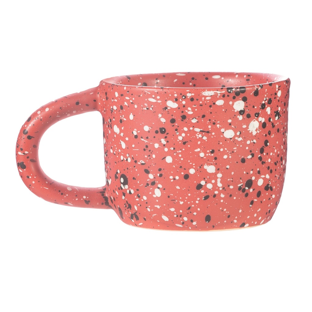 Brick Red Terrazzo Speckled Mug