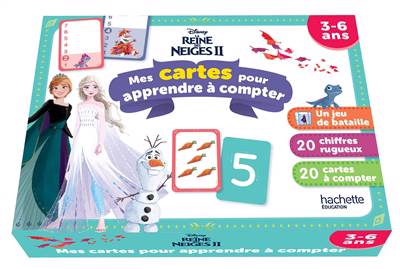 Disney - Reine des neiges 2 - Mes cartes pour apprendre à compter