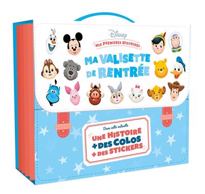 DISNEY BABY - Mes premières histoires - Valisette - Vive la rentrée