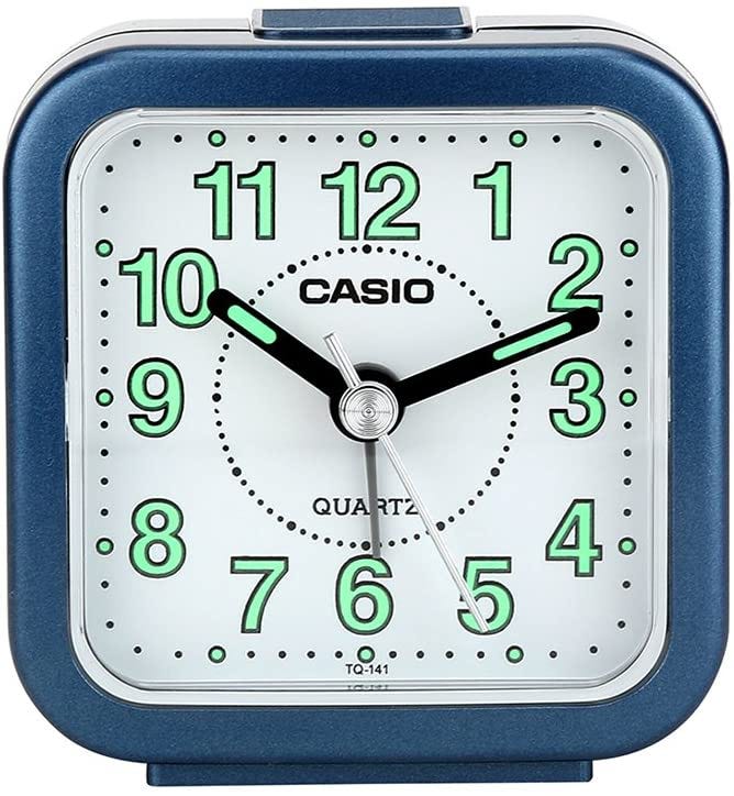 Clock Alarm Table Analog Casio TQ-141-2DF