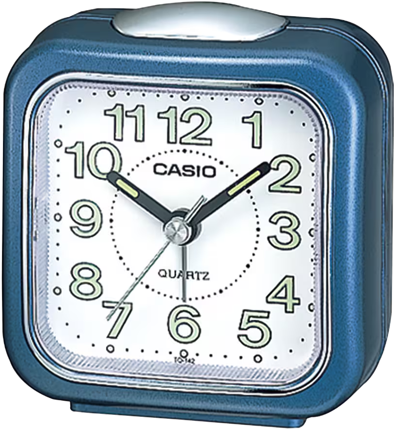 Clock Alarm Table Analog Casio TQ-142-1DF