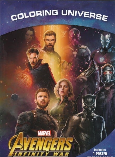Avengers Infinity War Colouring Universe