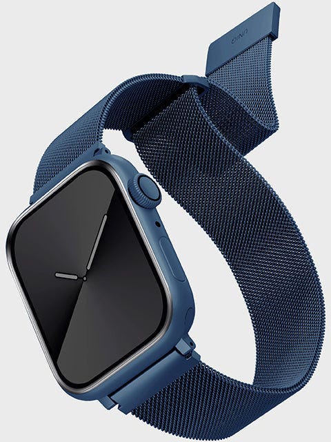 Uniq Dante Apple Watch Mesh Steel Strap 45/44/42 Mm - Cobalt (Cobalt Blue)