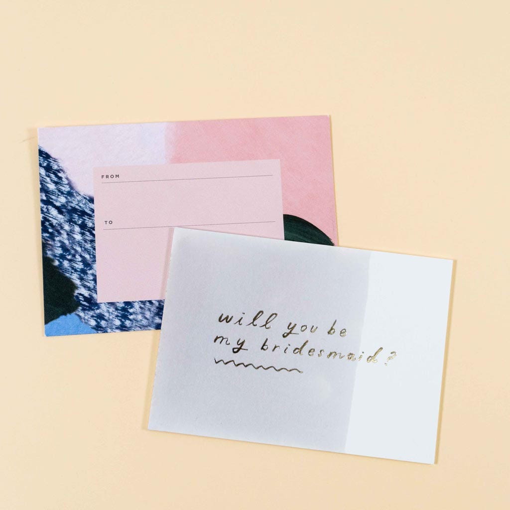Be My Bridesmaid Card
