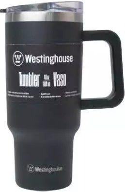 40oz Double Wall Stainless Steel Tumbler Black