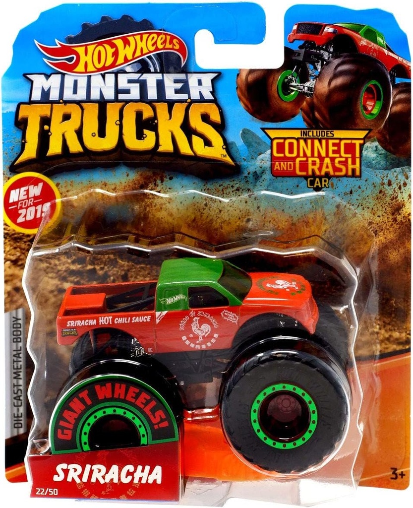 HW MT Monster Trucks 1:64 Basic Asst.