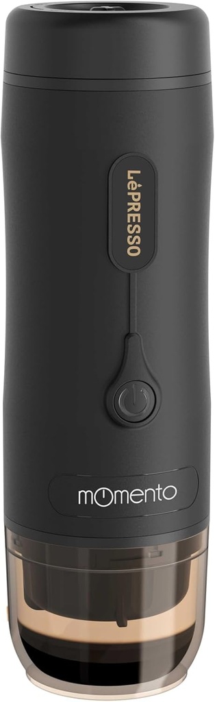 Lepresso Momento 2.0 Portable Espresso Coffee Machine 75W 2500Mah - Black