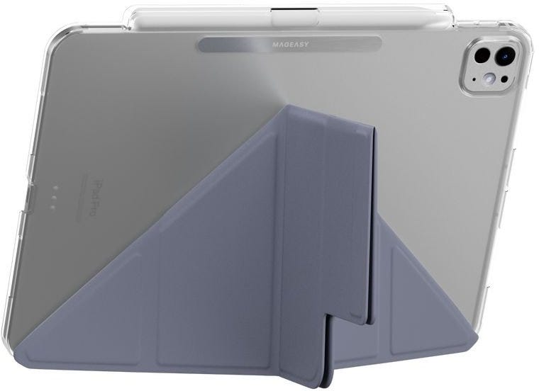 MAGEASY Facet Case with Pencil Holder for 2024 iPad Pro 11"-Alaskan Blue