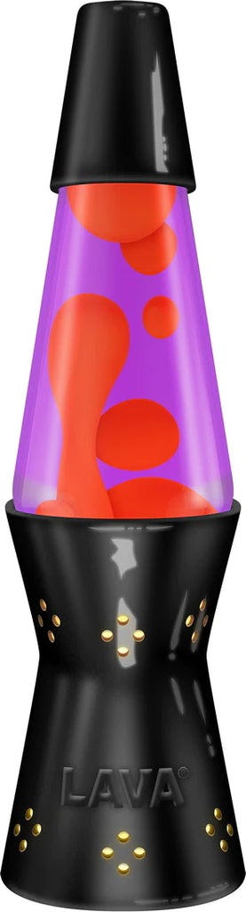 LAVA CANDLE LAMP GLOSS BLACK/YL/PRP