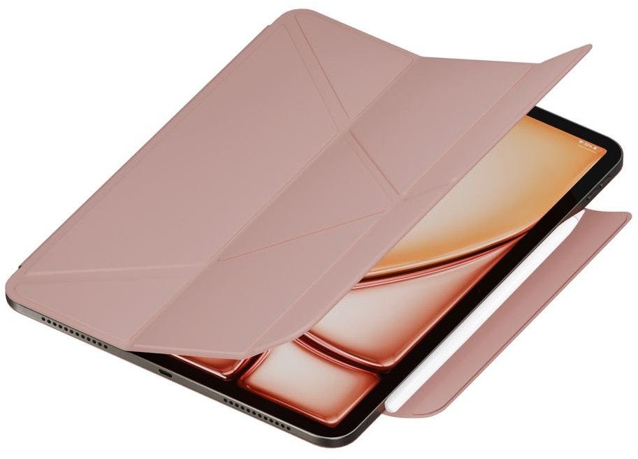 Hyphen Smart Origami Folio Case - Ipad 11" Air (M2) 2024 - Pink
