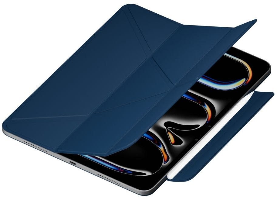 HYPHEN Smart Origami Folio Case - iPad 11" Pro (M4) 2024 - Navy Blue