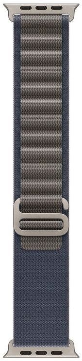 HYPHEN CLARKE Watch Strap - Apple Ultra 2/UltraÂ 49mm - Nylon Loop Medium - Blue