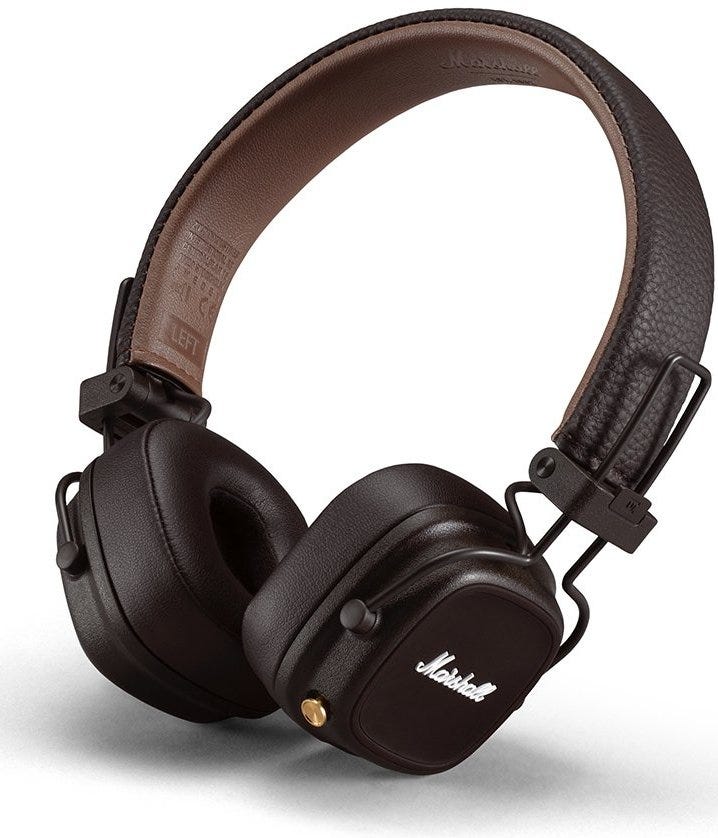 MARSHALL 1006127 MAJOR IV HEADPHONES BROWN