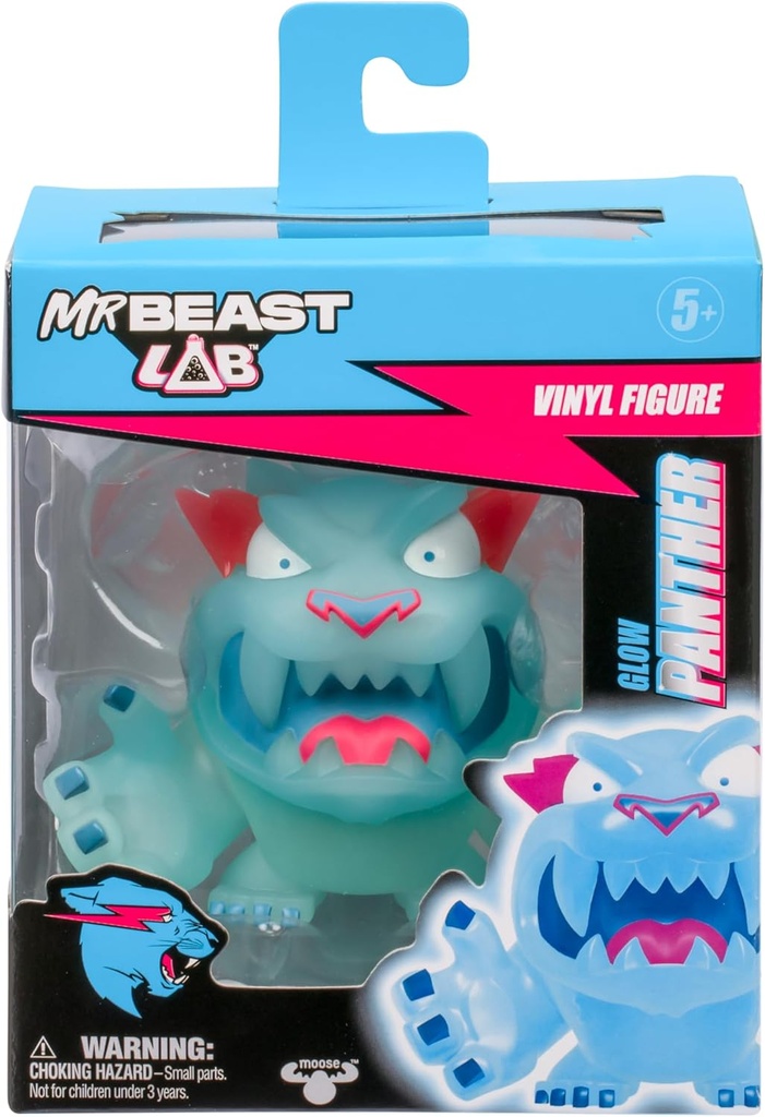 Mr Beast Lab Vinyl Figure Glow Panther