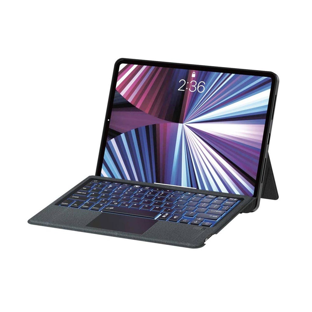 Green Lion Transparent Magic Keyboard Case Black