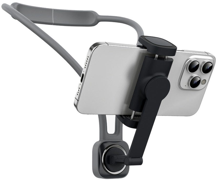 Porodo Smartphone Neck Mount Black