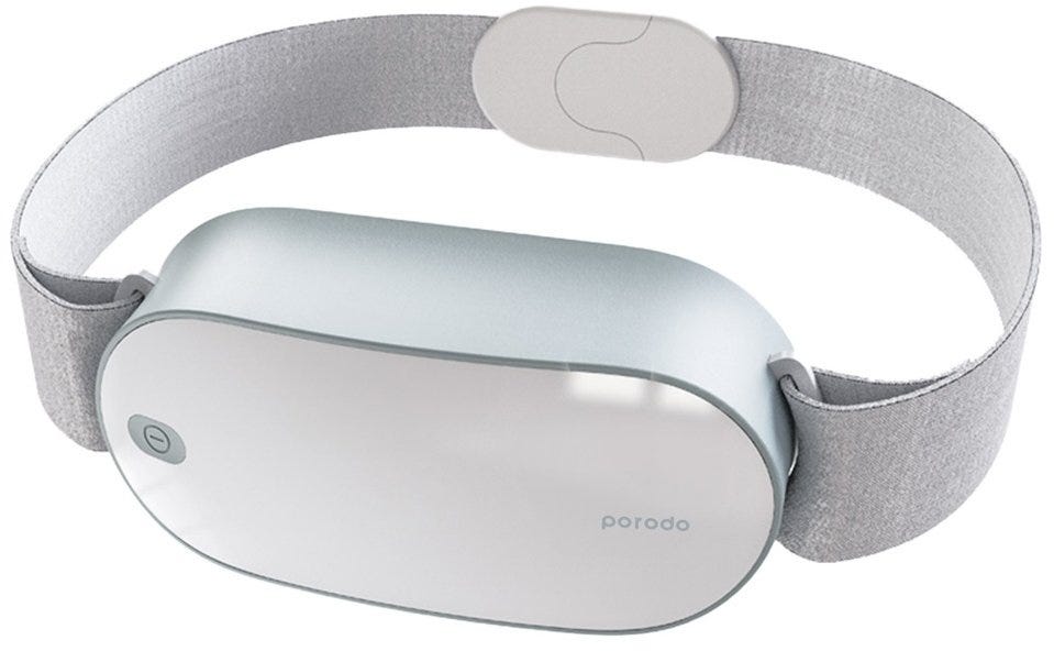 Porodo Lower Back & Legs Therapeutic Massager White