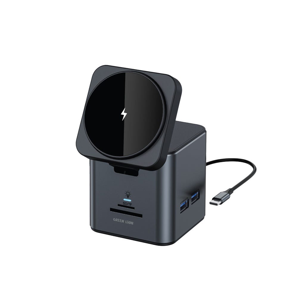 Green Lion 9 In 1 Hub Docking Station Black