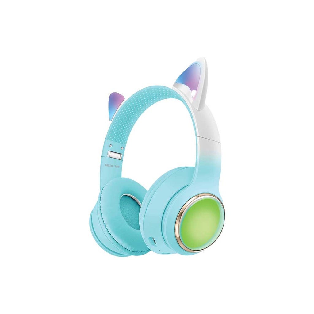 Green Lion GL-400 Kids Wireless Head Phone Blue