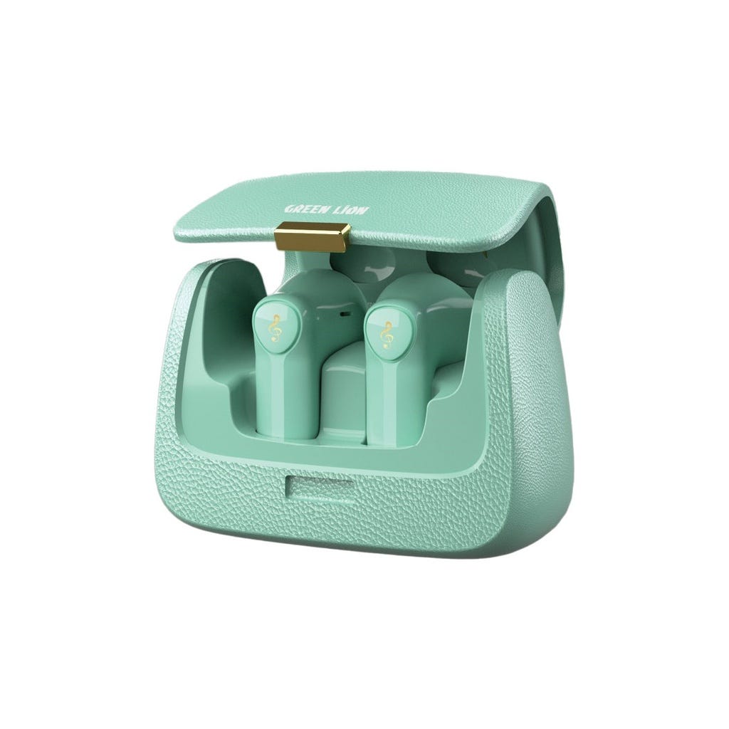 Green Lion Queen's True wireless Earbuds Green