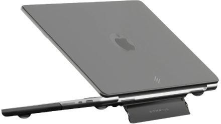 Smartix Premium Matte Transparent Shell with Stand For MacBook Pro 16" Black/ASSTD