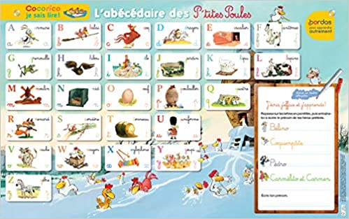 Les Posters Ardoises - L'Abecedaire Des P'Tites Poules