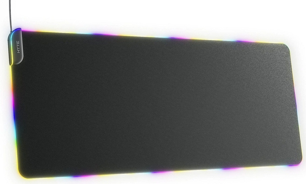 Hyte CNVS Intense Play Mat RGB Gaming Mouse Pad – Black - حصيرة الفأرة
