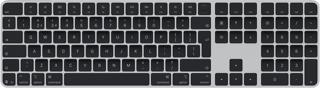 Apple Magic Keyboard with Touch ID and Numeric Keypad for Mac models with Apple silicon Brit Eng Blk