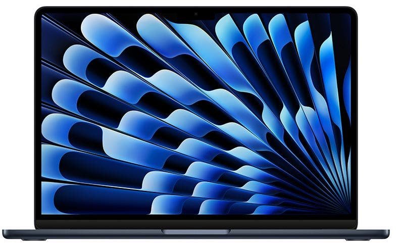 Apple 13-inch MacBook Air M3 chip with 8-core CPU and 10-core GPU, 24GB, 512GB SSD Midnight